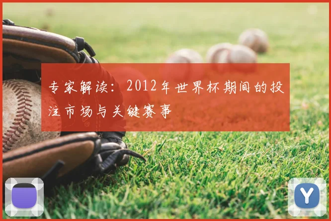 专家解读:2012年世界杯期间的投注市场与关键赛事